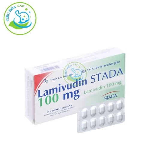 Lamivudin Stada 100mg - Hộp 6 vỉ x 10 viên